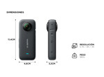 Cámara de Video Insta360 X3 57K negra sumergible