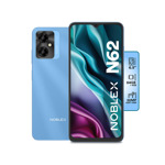 Celular Noblex N62 4Gb RAM 64Gb Pantalla 6.5", Dual Camara, Dual Sim, con Funda y Film, Color Azul