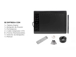 Tableta Gráfica Gadnic TBG123 10 x 6 Con 8192 Niveles De Presión Y 22 Accesos Directos