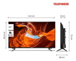 Smart Tv 4k Uhd 50  Telefunken Tk5022uk6