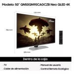 Smart Tv Neo Qled 4k 50 Samsung Qn90c Qn50qn90ca Gamer 144hz Favorito AHORA 12