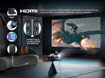 Proyector Gadnic Spectacular 1200 Lúmenes HDMI USB AV Full HD
