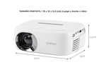 Proyector Gadnic Spectacular 1200 Lúmenes HDMI USB AV Full HD