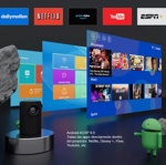 Proyector Smart Uhd Portatil Wifi Android 9.0 Apps Netflix Disney+, HBO, FLOW