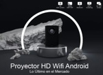 Proyector Smart Uhd Portatil Wifi Android 9.0 Apps Netflix Disney+, HBO, FLOW