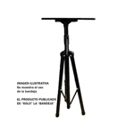 Soporte Bandeja Metalica 36x 26cm P Tripode Bafle Proyector - NEGRO