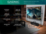 Pantalla de Proyector Gadnic con Soporte Plegable Portátil de 100 pulgadas