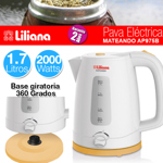 Pava Jarra Eléctrica Liliana Ap975B 1.7l Con Corte Para Mate