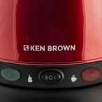 Pava Electrica Ken Brown Je-1254 Roja Acero Inoxidable 1,5 L