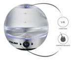 Pava Eléctrica Yelmo 1,8 Litros Pe-3907 Vidrio Templado Led