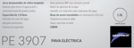 Pava Eléctrica Yelmo 1,8 Litros Pe-3907 Vidrio Templado Led