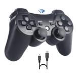 Joystick PS3 p/ Playstation PC Wireless Control Negro