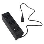 Cooler Fan Dobe Para Ps4 Slim 3 Ventiladores Tp4-819