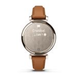 Garmin Reloj Smartwatch Lily 2 Clasico- Oro Crema con malla de cuero