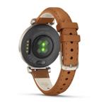 Garmin Reloj Smartwatch Lily 2 Clasico- Oro Crema con malla de cuero