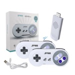 Consola Retro mini 16 bits estilo SNES con 1000 juegos clásicos con Joysticks inalámbricos.