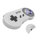 Consola Retro mini 16 bits estilo SNES con 1000 juegos clásicos con Joysticks inalámbricos.