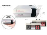 Consola Level UP Retro NES AV 500 Juegos Clásicos incorporados