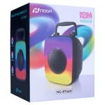Parlante portable inalambrico con bluetooth LEDS NG-BT660