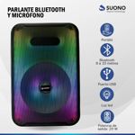 Parlante Portatil Karaoke Suono Bluetooth Usb