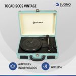 Tocadiscos Eléctrico Vintage Portátil SNPE-3000 Suono