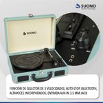 Tocadiscos Eléctrico Vintage Portátil SNPE-3000 Suono