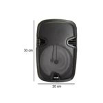 PARLANTE PORTATIL CON BLUETOOTH Y MICROFONO 8 PULGADAS 1000W
