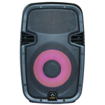 Parlante Potenciado Moonki Sound Ms-1600b - 10" - 1600w/80w - Inc. Mic C/Cable - Bat.