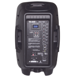 Parlante Potenciado Moonki Sound Ms-1600b - 10" - 1600w/80w - Inc. Mic C/Cable - Bat.
