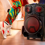 Parlante Bluetooth Philips Tax3305 100w Karaoke Ruedas 12hs
