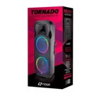 Parlante Torre Tornado Noga 2 X 12 Rgb Microfono Fm Usb