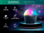 Proyector Parlante Gadnic L43TG Bluetooth Luz Led Rgb