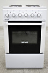 Cocina eléctrica SIAM CCH050B Blanca Grill 4 Hornallas