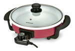 Multicocina Eléctrica Winco W-53 Antiadherente Rojo