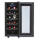 Cava de Vinos Whirlpool para 12 Botellas Negra