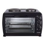 Horno electrico con anafes Axel 45 lts negro AX-HCH45N