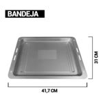 Horno electrico con anafes Axel 45 lts negro AX-HCH45N