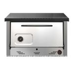Horno Pizzero Saho Okashi H12 - A Inox 56cm Piso Refractario Interior Enlozado