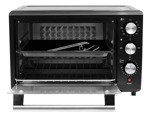 Horno Eléctrico De Mesa Enova 25 Litros Negro