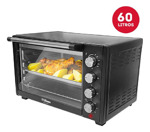 Horno Electrico Liliana Maxcook 60 Lts Negro