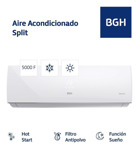 Aire Acondicionado Split Frío/calor Bgh 4400f 5200w Bsh52wcu
