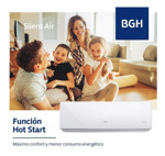Aire Acondicionado Split Frío/calor Bgh 4400f 5200w Bsh52wcu
