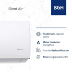 Aire Acondicionado Split Frío/calor Bgh 4400f 5200w Bsh52wcu