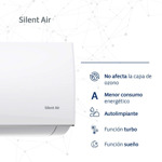 Aire Acondicionado Split Frío/calor 5500f 6300w Bgh Bsh65wcu
