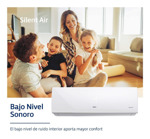 Aire Acondicionado Split Frío/calor 5500f 6300w Bgh Bsh65wcu