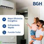 Aire Acondicionado Bgh 2550w F/C