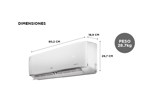 Aire Acondicionado BGH On Off Split Frio/Calor Silent Air 3300W BS35WCCR 