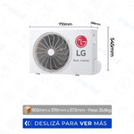 Aire Acondicionado LG Inverter 3000 Frigorías Color Negro