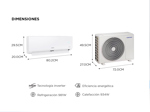 Aire Acondicionado Samsung Split Digital Inverter Frio/Calor 2687F  3370W AR12BSHQAWK2BG