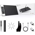 Tableta Gráfica Xp-pen Deco Pro Small Negra Y Platead
